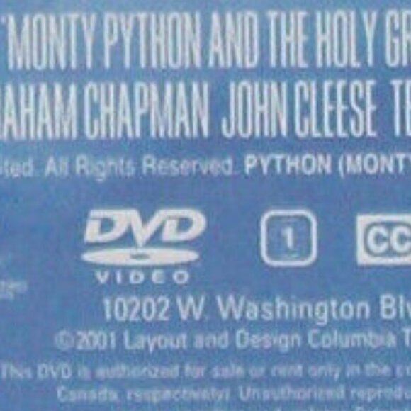 Monty Python - The Holy Grail DVD - Cleese Graham Chapman Idle Gilliam 2001 - Picture 9 of 9